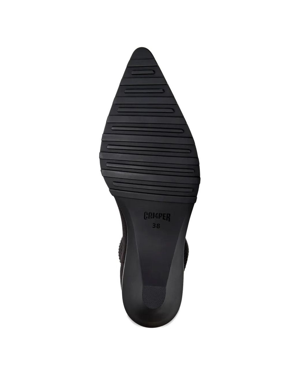 Camper Black Anna Pointed-Toe Ankle Boots