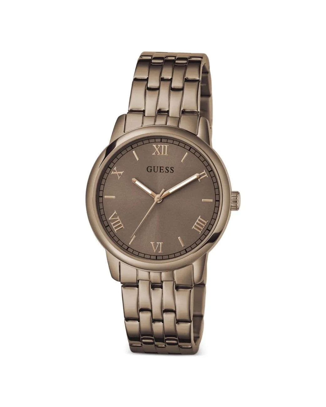 Guess Natural Coffee Analog Watch for men
