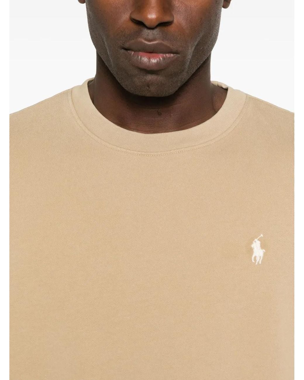Polo Ralph Lauren Natural Polo Pony Cotton Sweatshirt for men