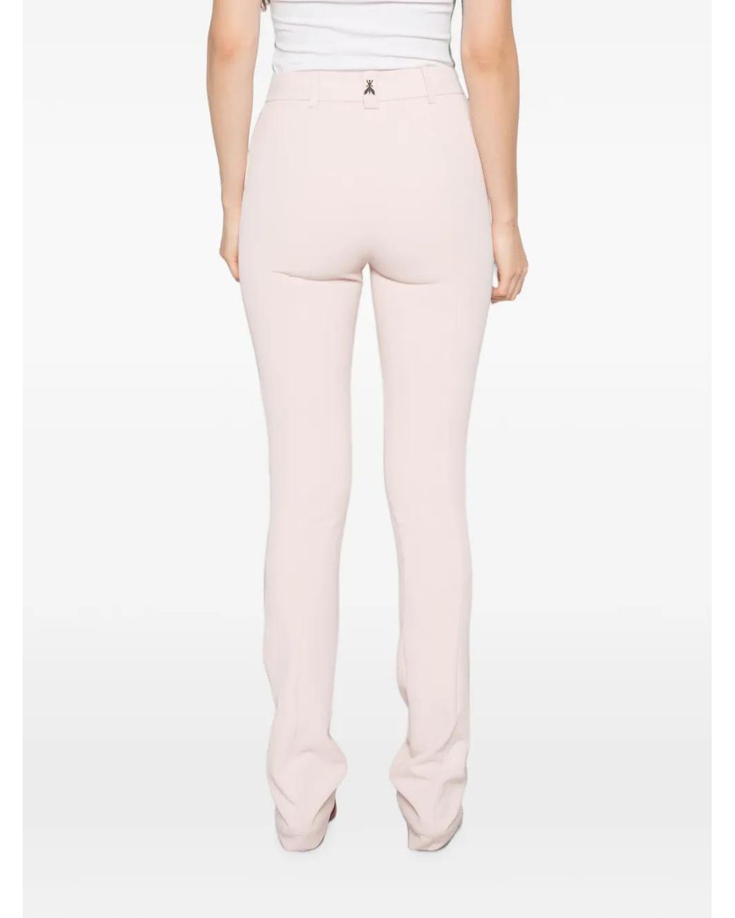 Patrizia Pepe White Slim-Fit Trousers
