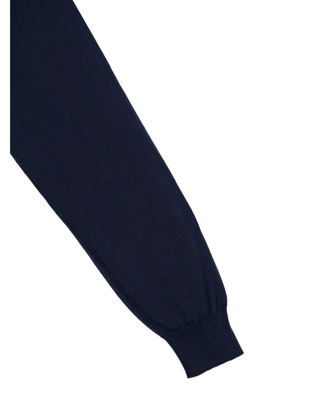 Boglioli Klassischer Pullover in Blue für Herren