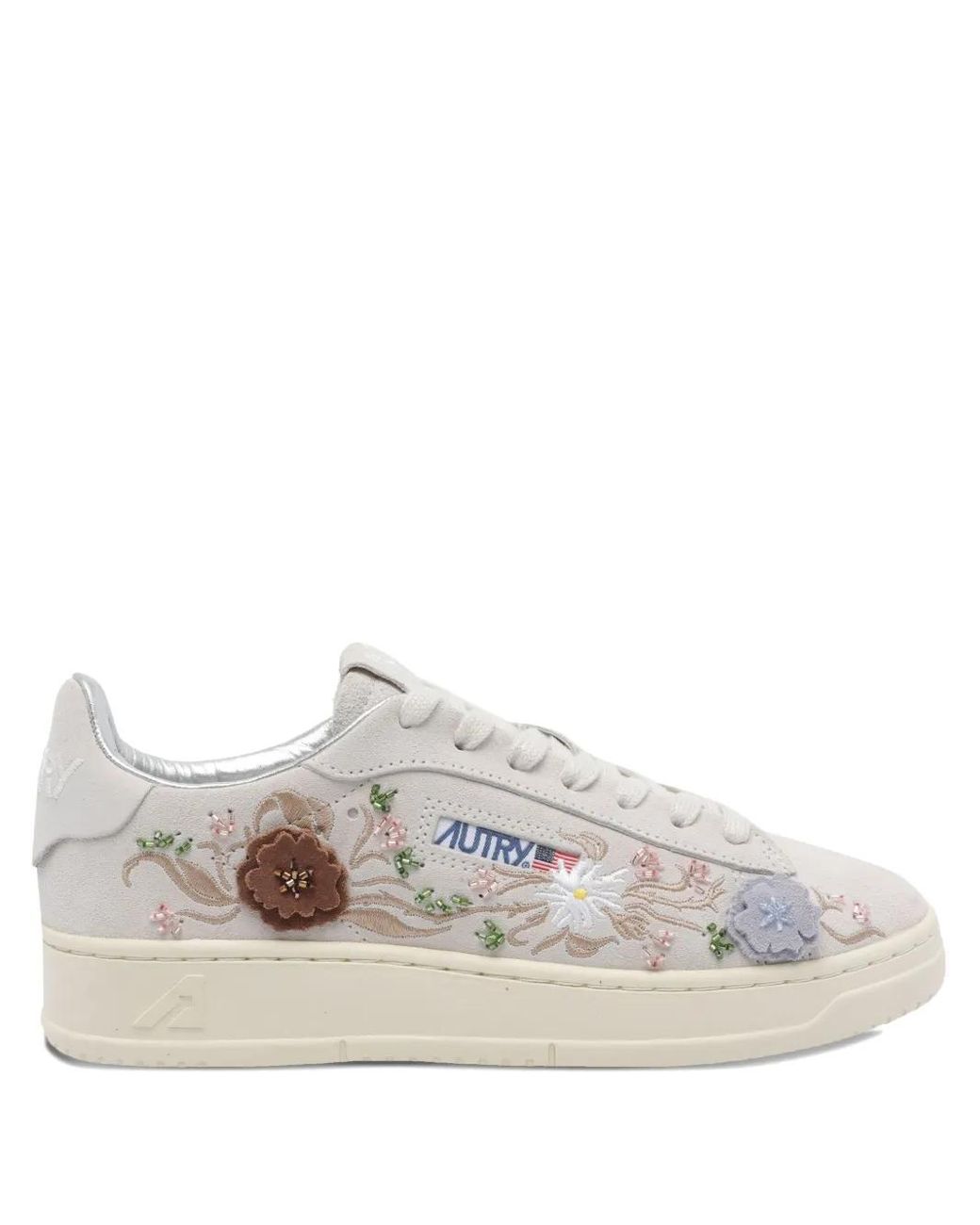 Autry White Dallas Low Sneakers