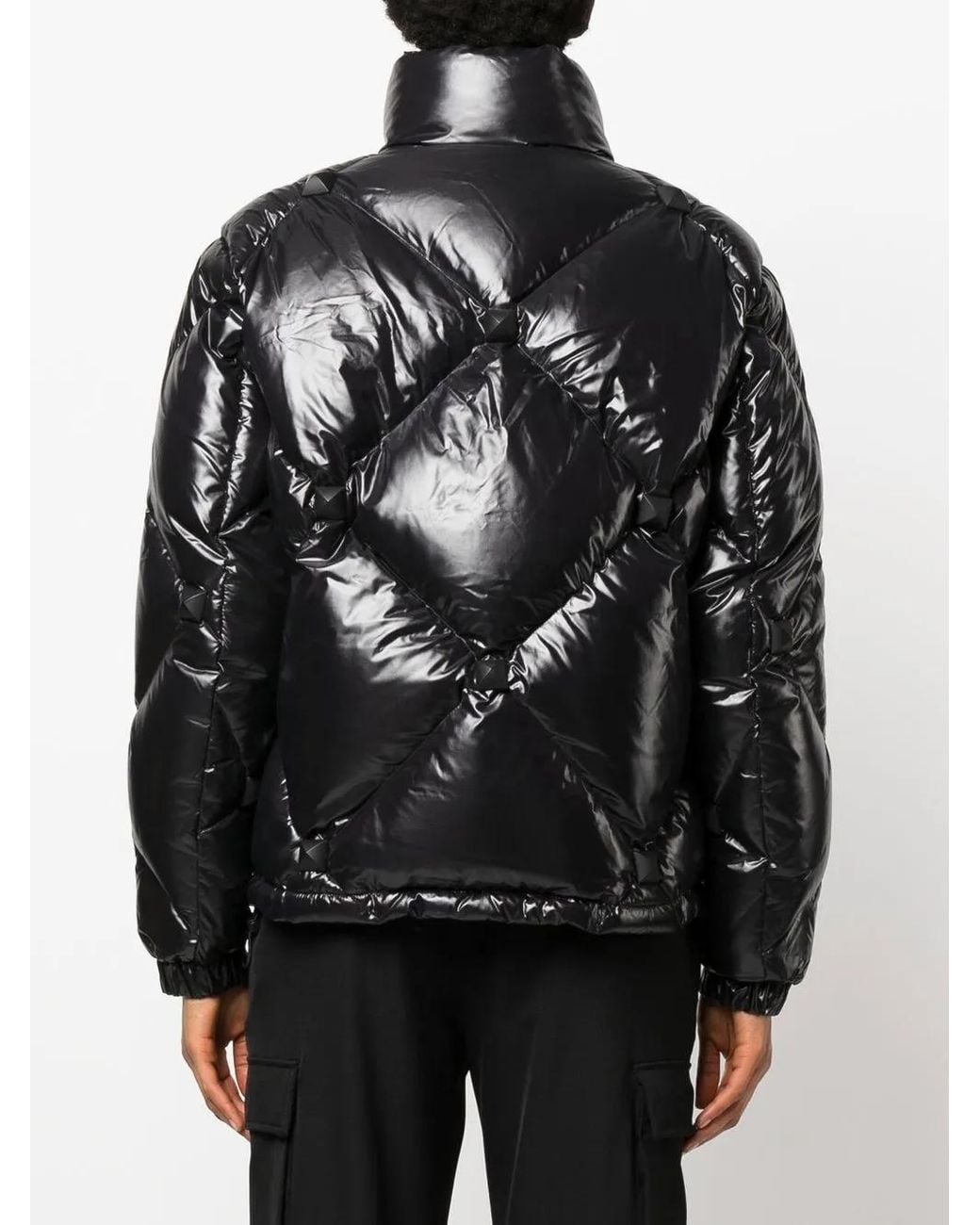 Philipp Plein Gewatteerd Donsjack in het Black