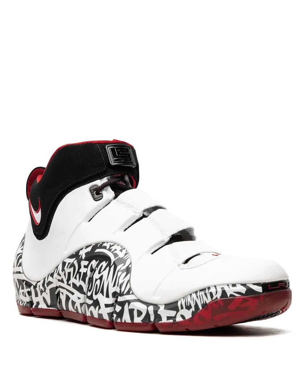 Nike Black Zoom Lebron 4 "Graffiti 2023" Sneakers for men