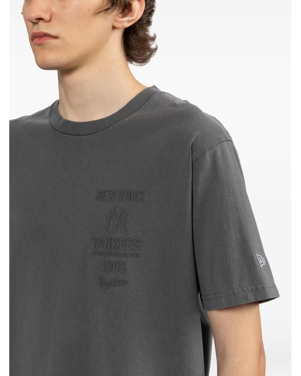 KTZ Gray Ny Yankees T-Shirt for men