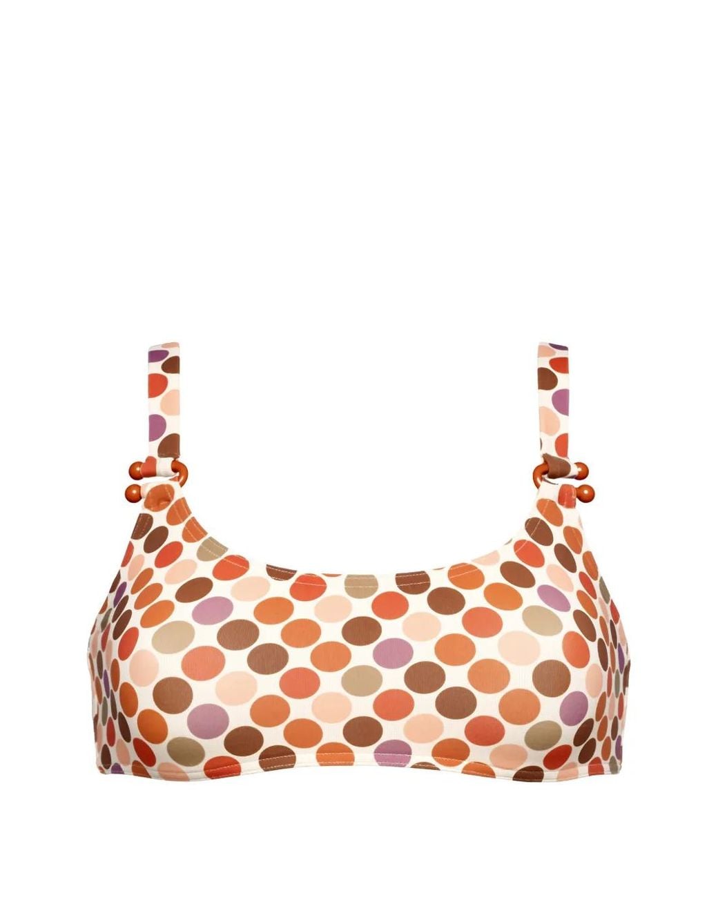 Eres Pink Magical Polka-Dot Bikini Top