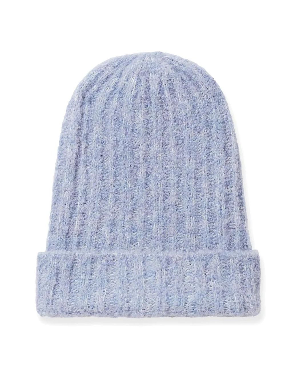 Stella McCartney Blue Ribbed Beanie