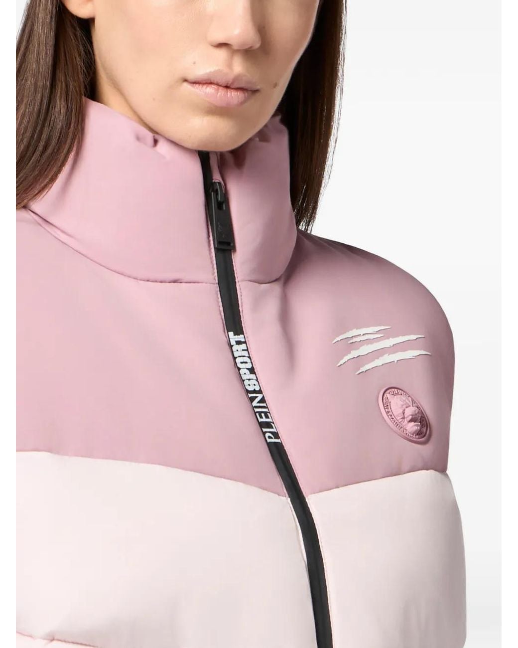 Philipp Plein Pink Logo-Detail Gilet