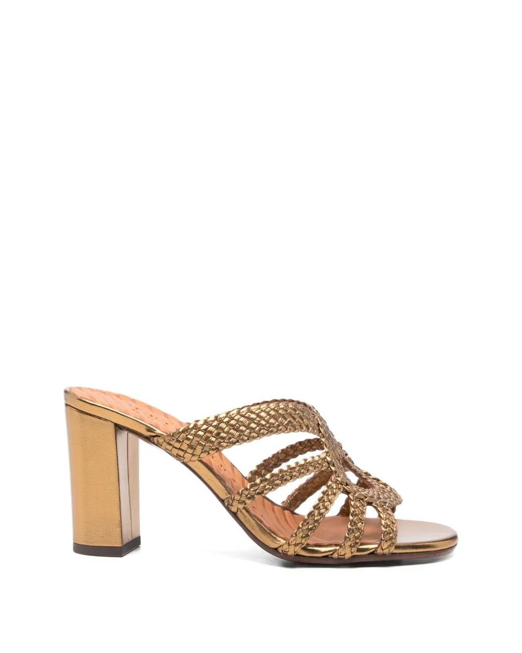 Chie Mihara Natural Sandalen Mit Gewebtem Riemen