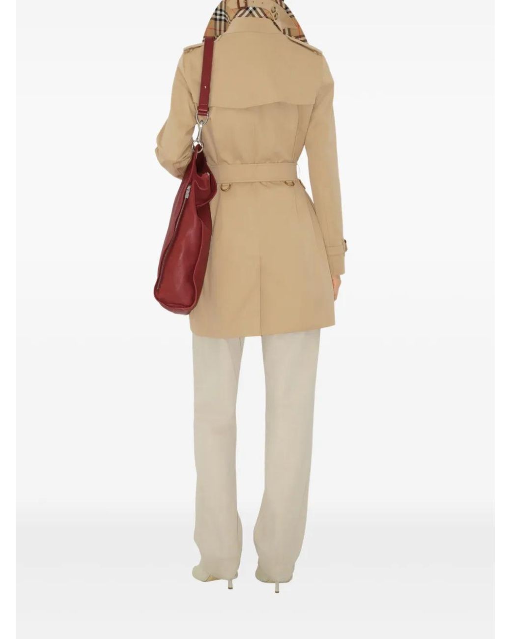Burberry Natural Short Chelsea Heritage Trench Coat