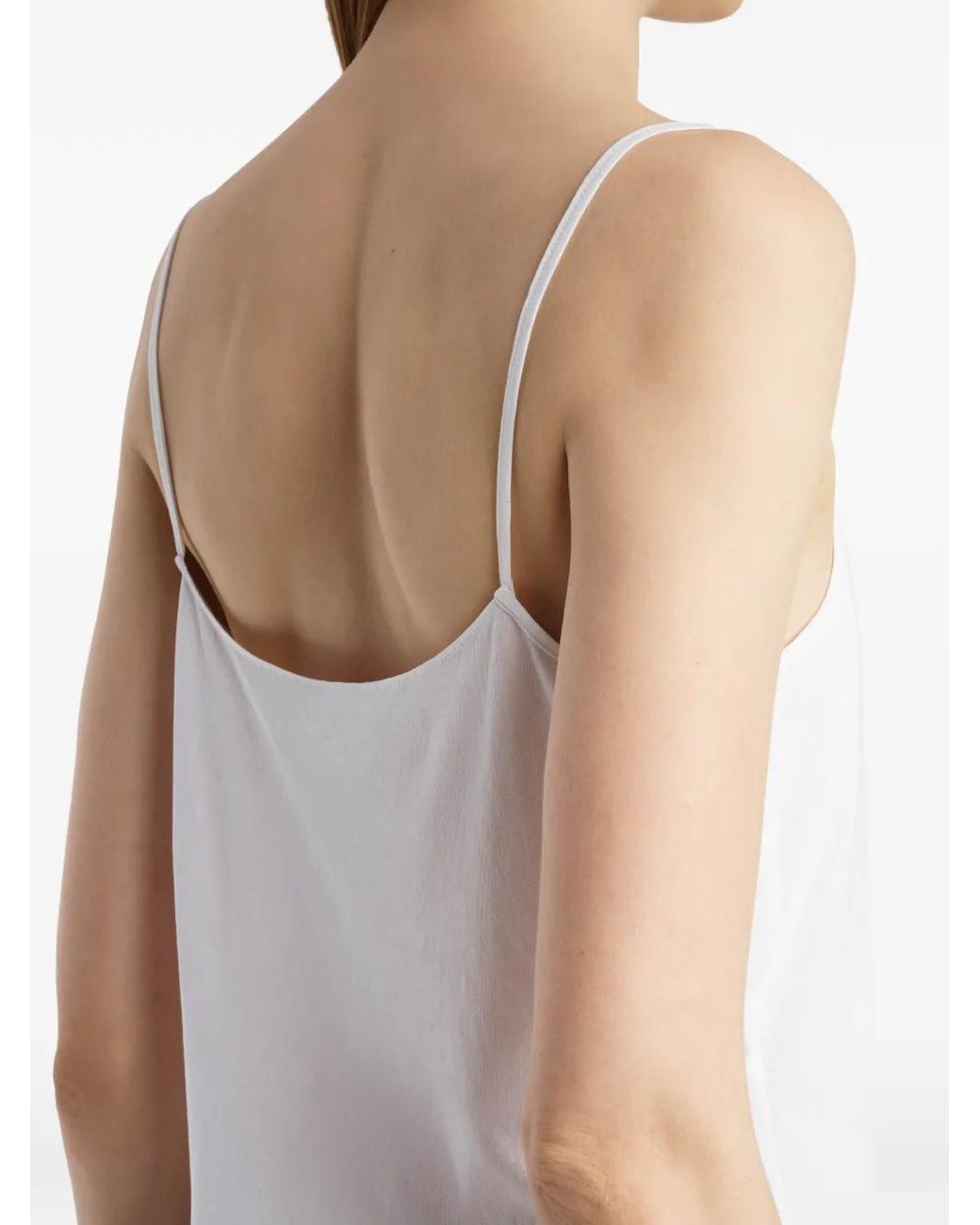 Khaite White Moss Cami Top
