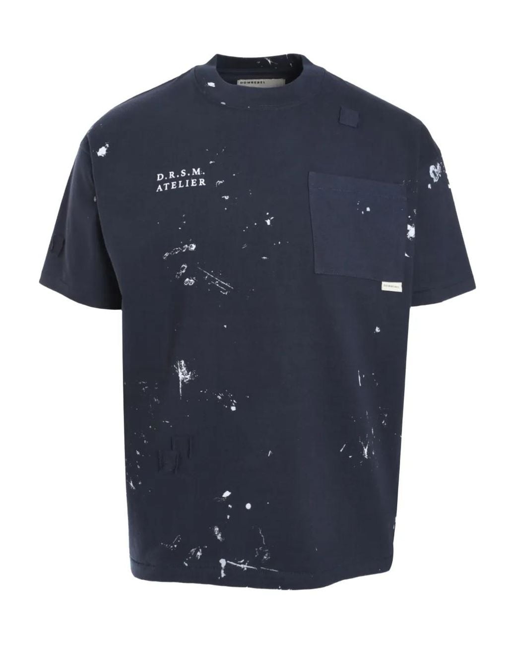 DOMREBEL Blue Atelier T-Shirt for men