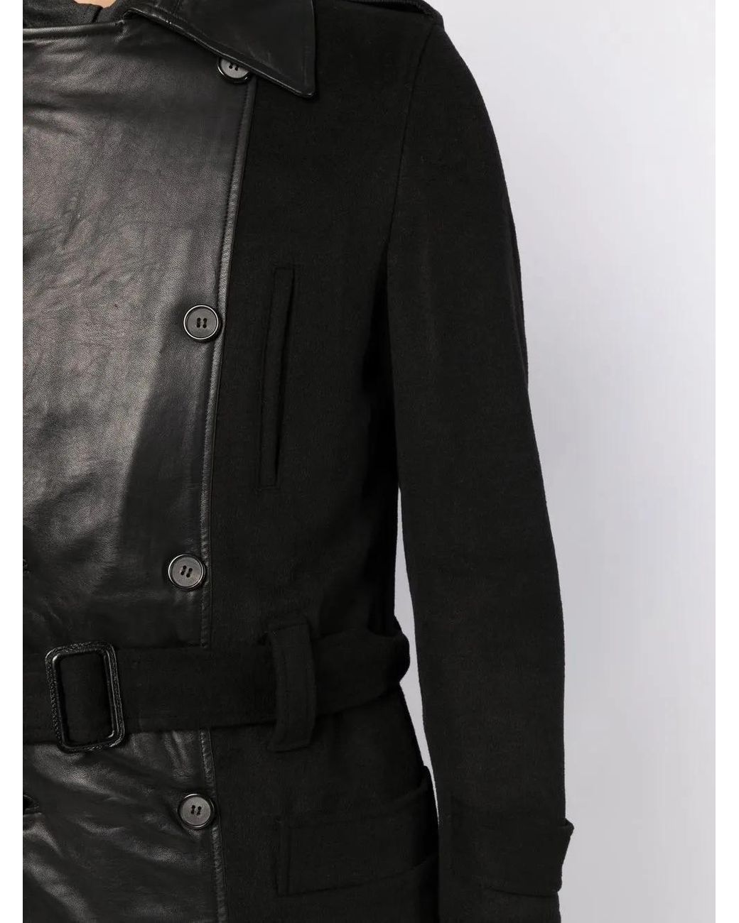 Cappotto The Taskmaster di Private Stock in Black da Uomo