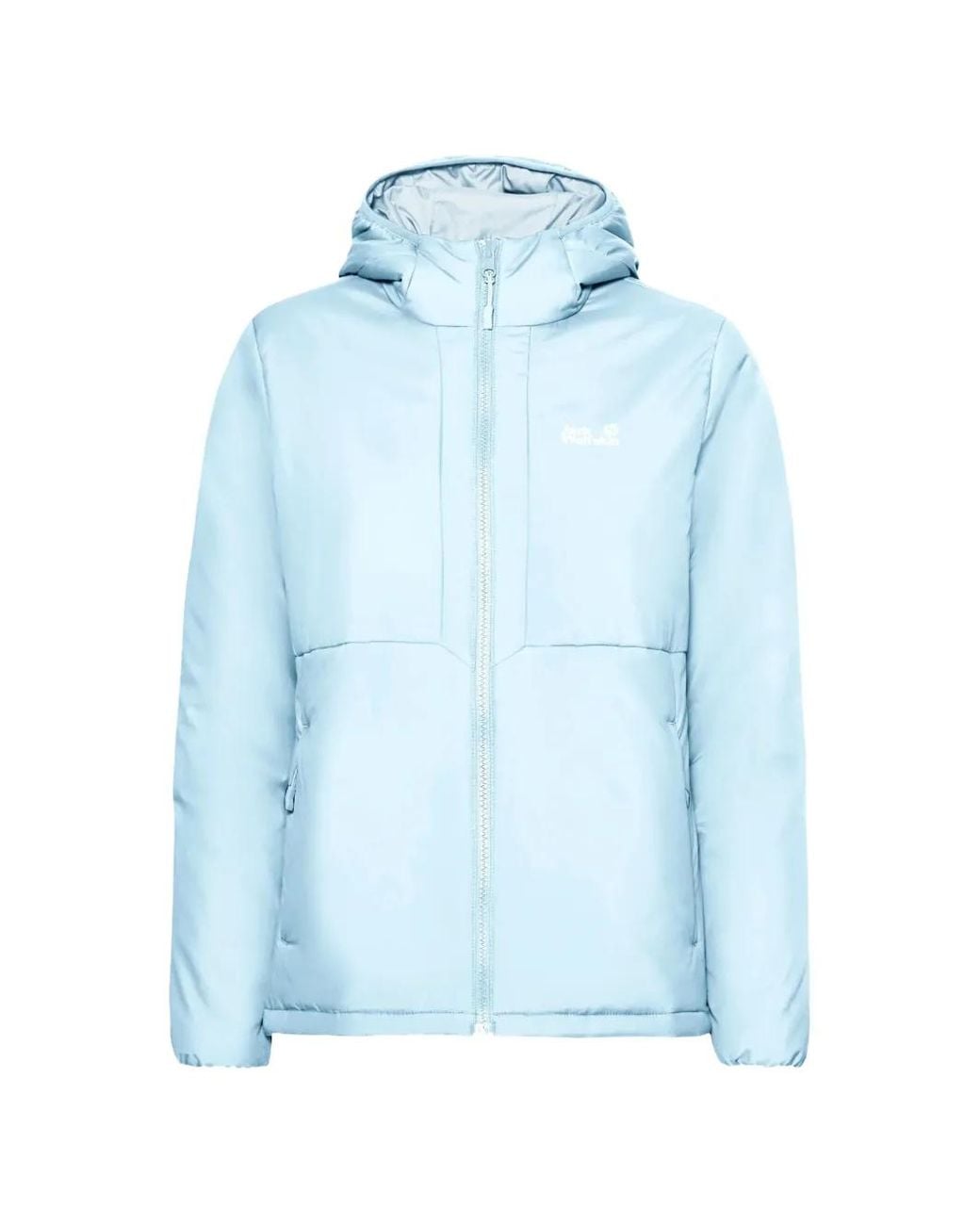 Jack Wolfskin Blue Hooded Panelled Jacket
