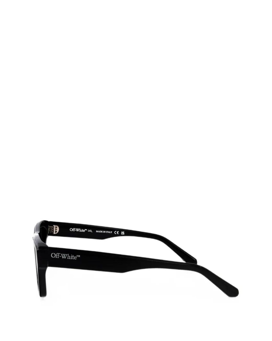 Off-White c/o Virgil Abloh Black Flint Rectangle-Frame Sunglasses