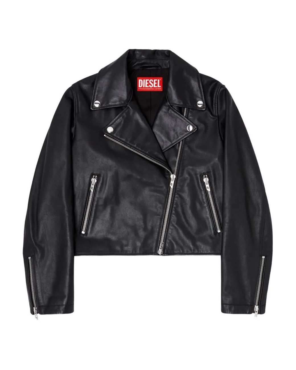 Chaqueta L-Unatic De Piel DIESEL de color Black