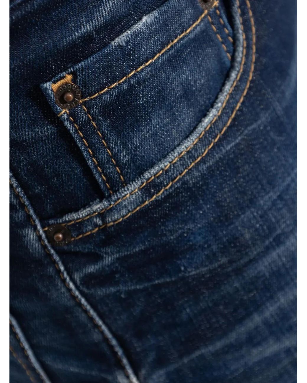 DSquared² Blue Classic Five-Pocket Jeans for men