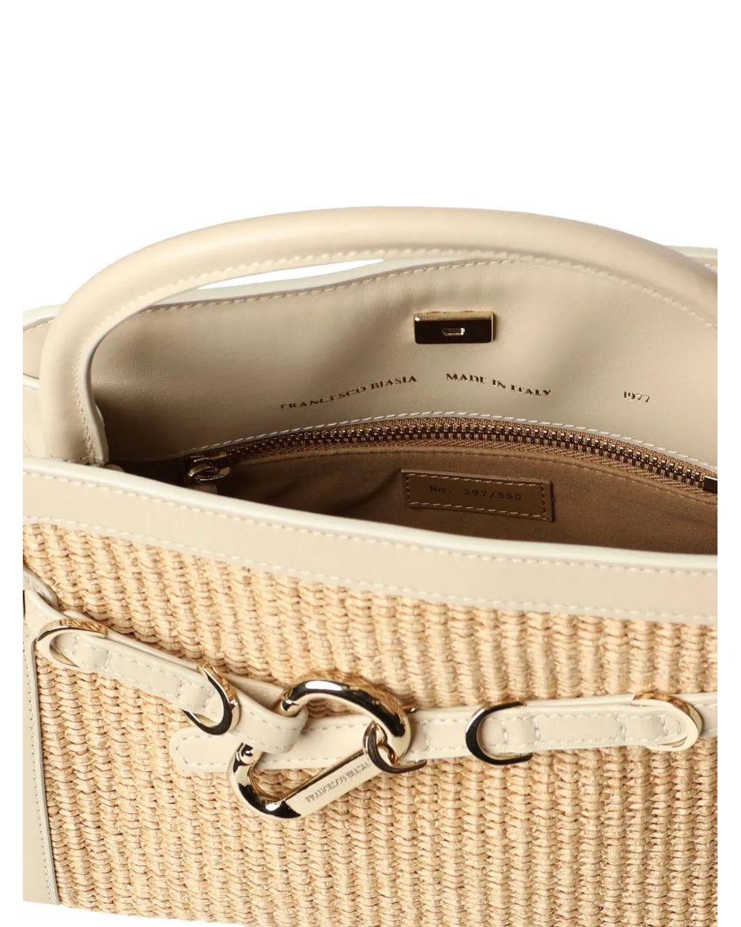 Francesco Biasia Natural Mini Iconic Hot-Minute Shoulder Bag