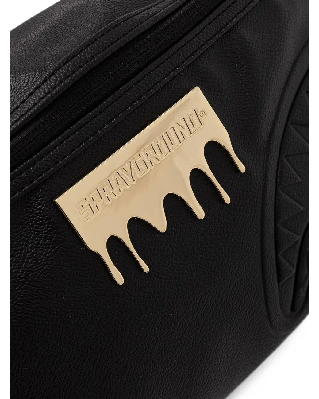 Sprayground Black Lux Savvy Belt Bag
