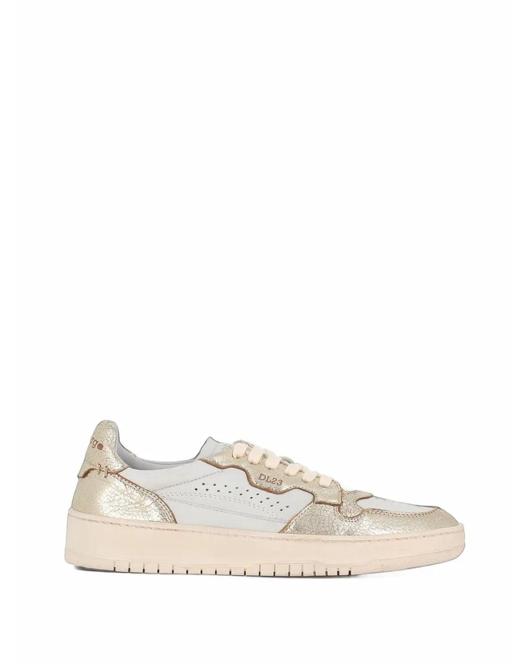 LEMARGO White Perforierte Sneakers