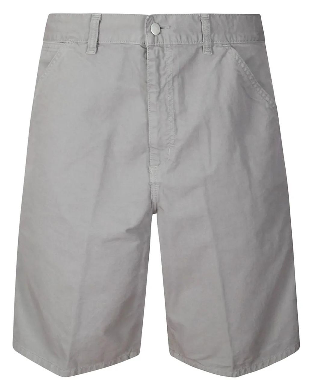 Carhartt Gray Newcomb Drill Shorts for men