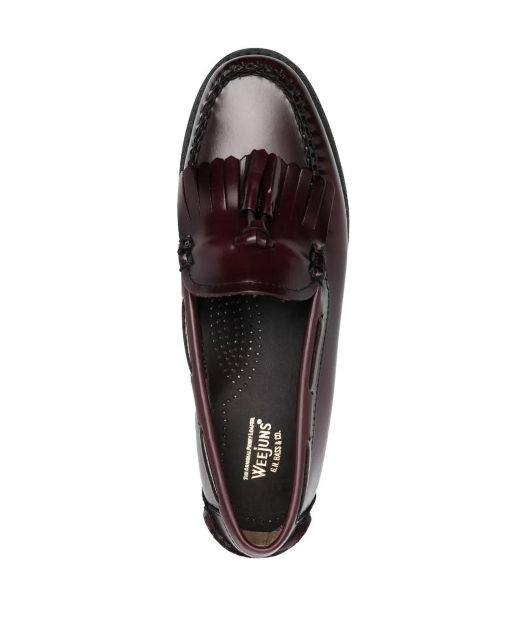 G.H.BASS Brown Weejuns Esther Kiltie Tassel Loafers