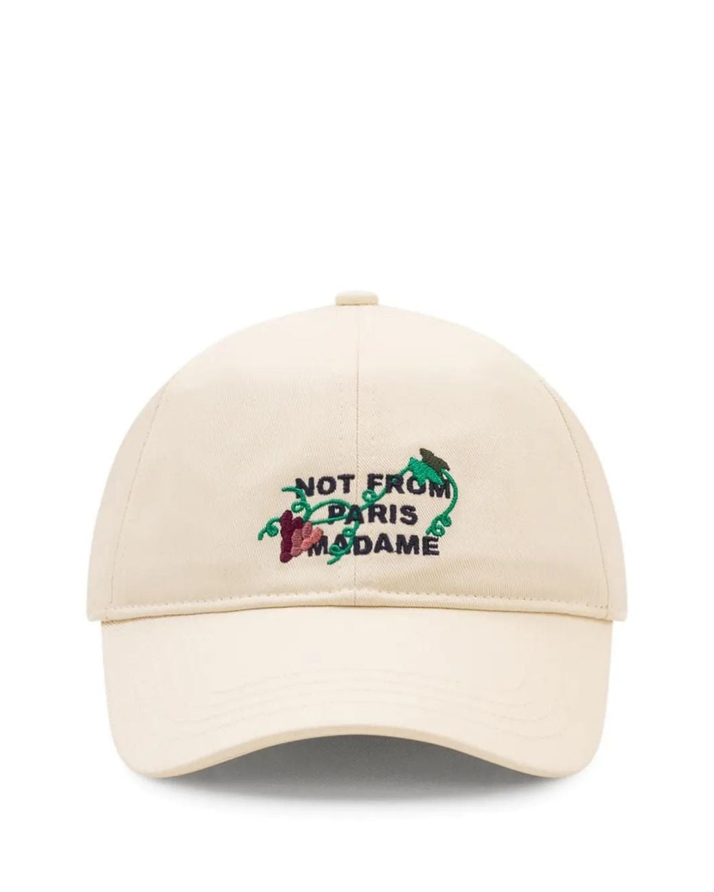 Drole de Monsieur Natural Vine-Embroidered Cap for men