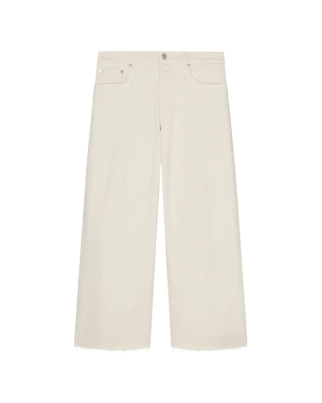Closed White Jayla Frayed Jeans