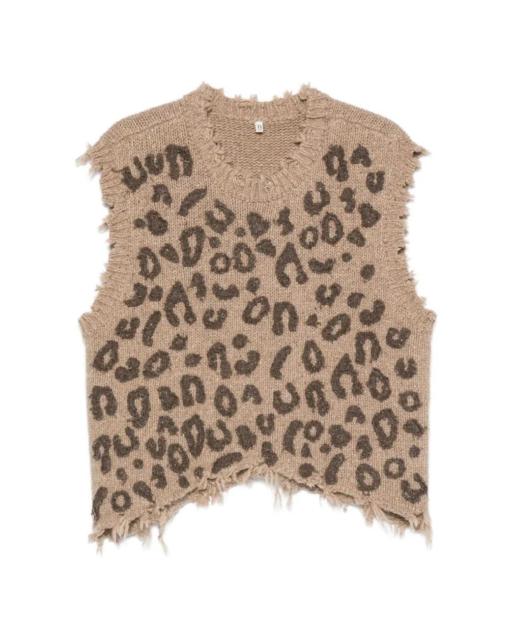 Top Leopardato di R13 in Natural