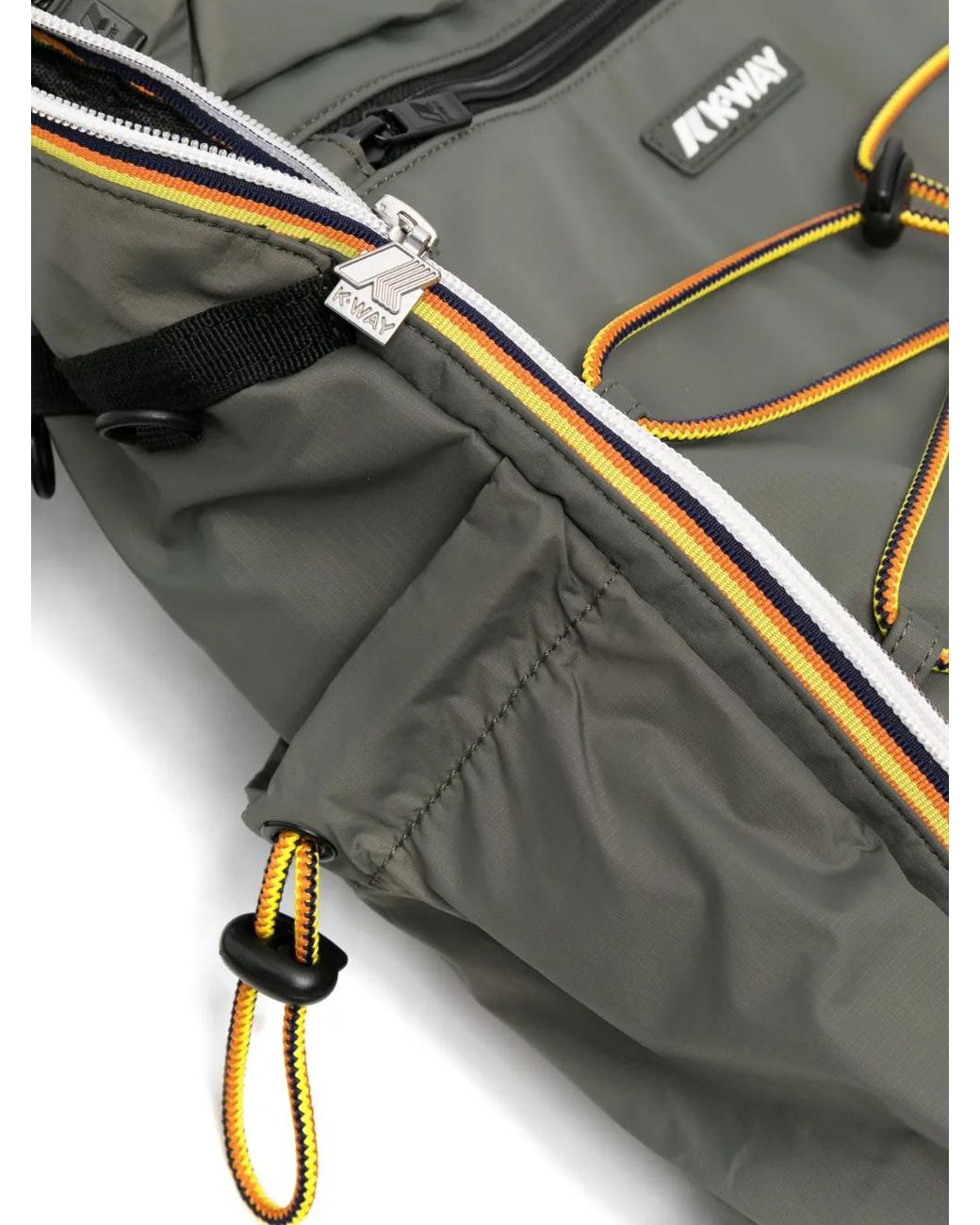 K-Way Gray Monte Limar Multi-Pocket Backpack for men