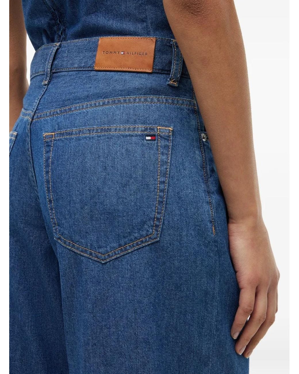 Tommy Hilfiger Blue 70S Wide-Leg Jeans