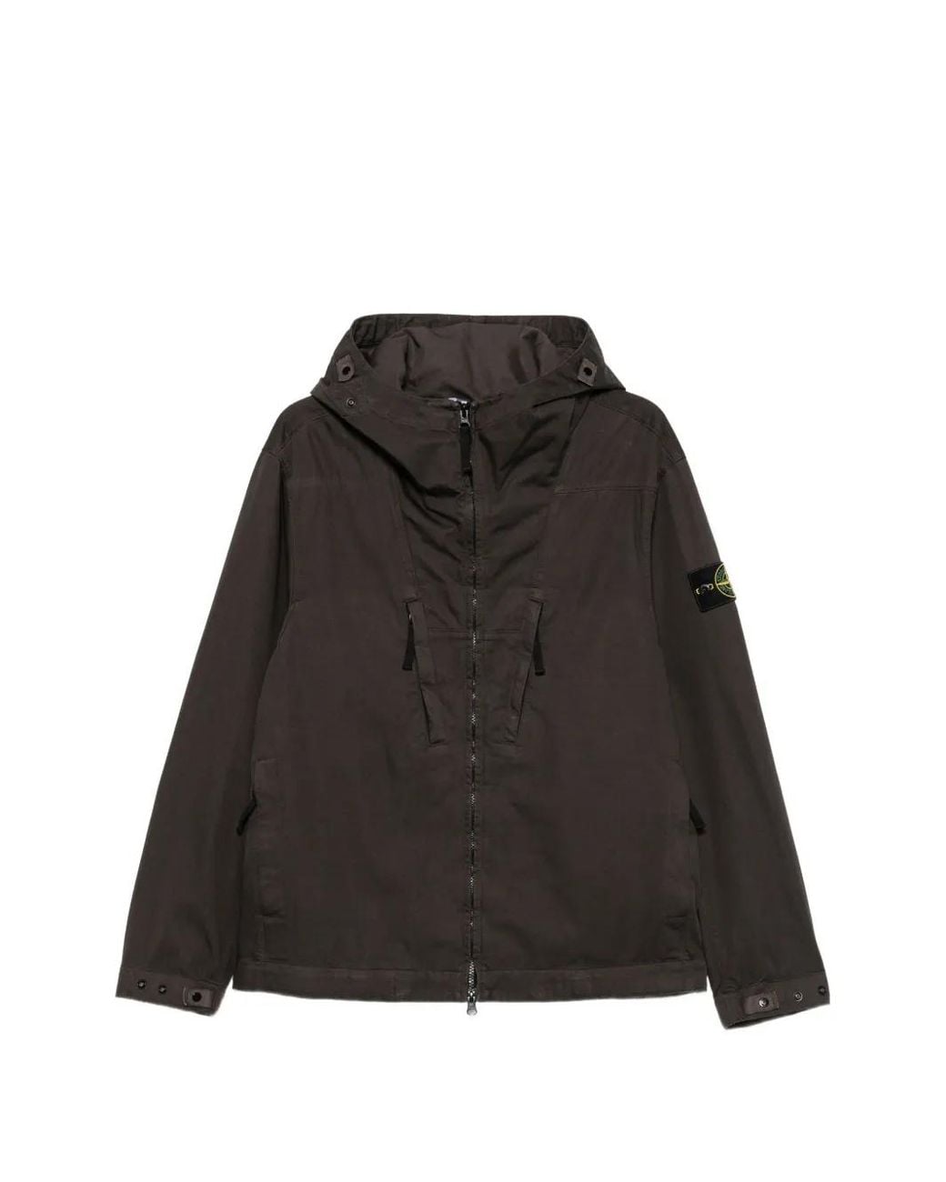 Stone Island Black Zip-Up Jacket for men