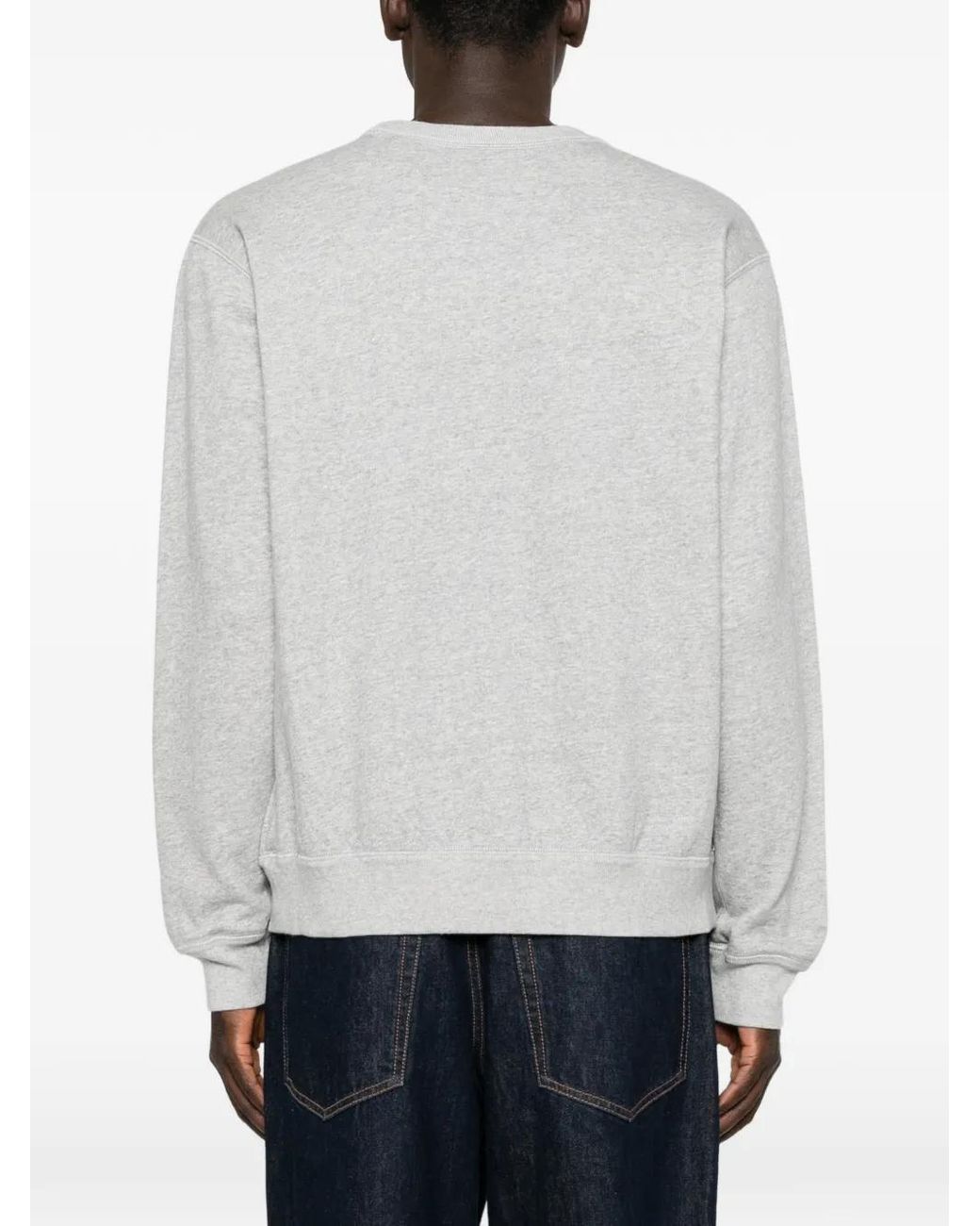 Isabel Marant Gray Sweat À Logo Brodé for men