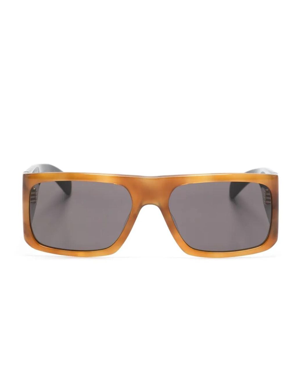Saint Laurent Brown Sl 635 Square-Frame Sunglasses