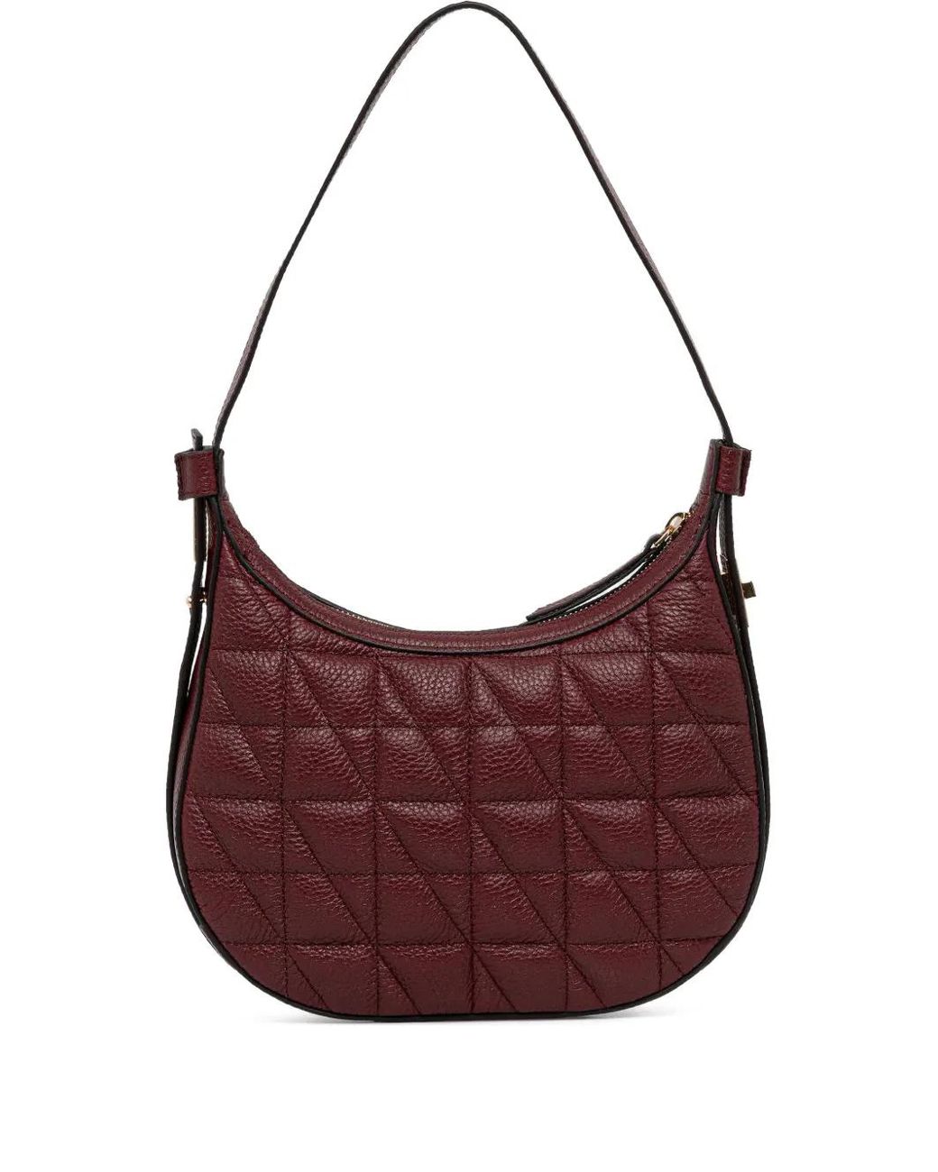 Geox Purple Maryemy Quilted Zip Shoulder Bag