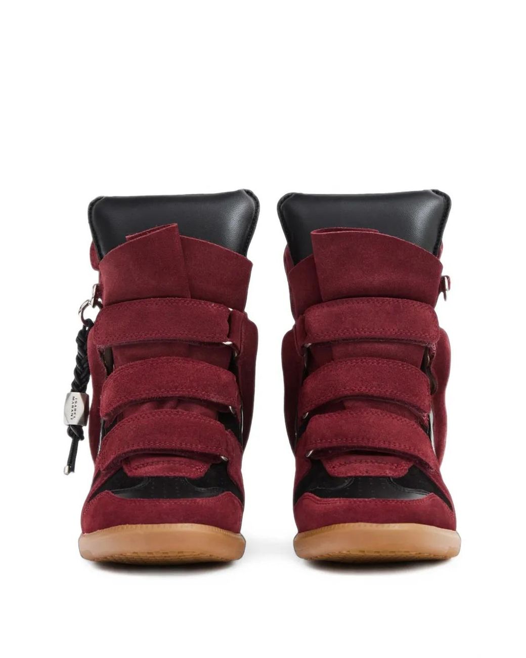 Isabel Marant Red Bekett Ring Sneakers