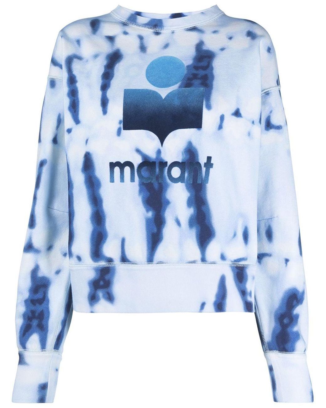 Bermad Egypte Emotie Étoile Isabel Marant Sweater Met Tie-dye Print in het Blauw | Lyst NL