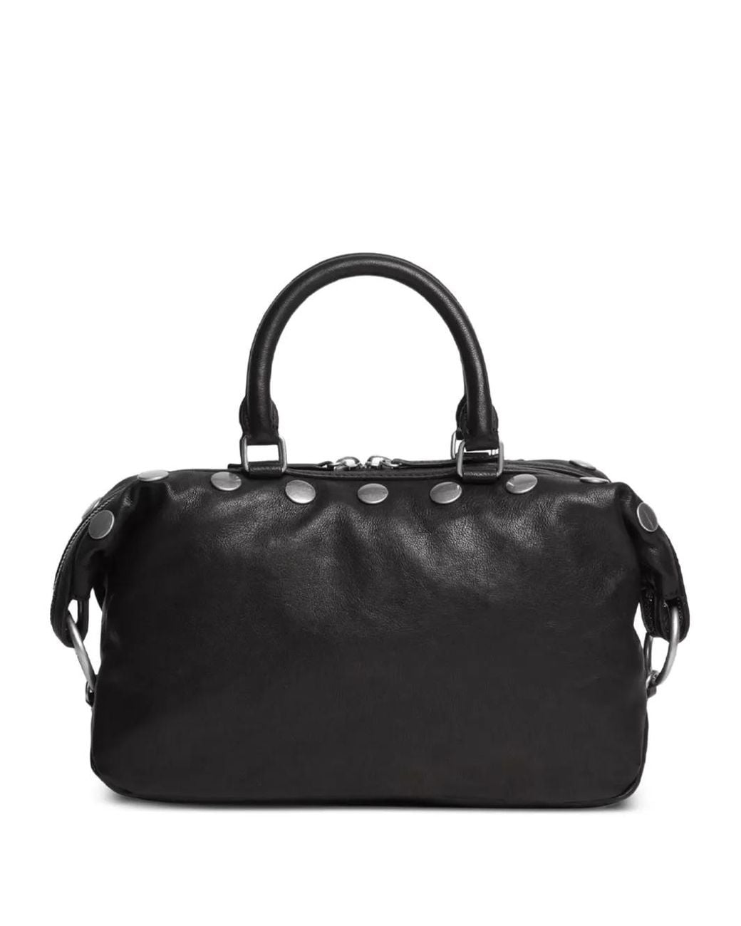 MARGE SHERWOOD Black Mini Dumpling Stud Shoulder Bag