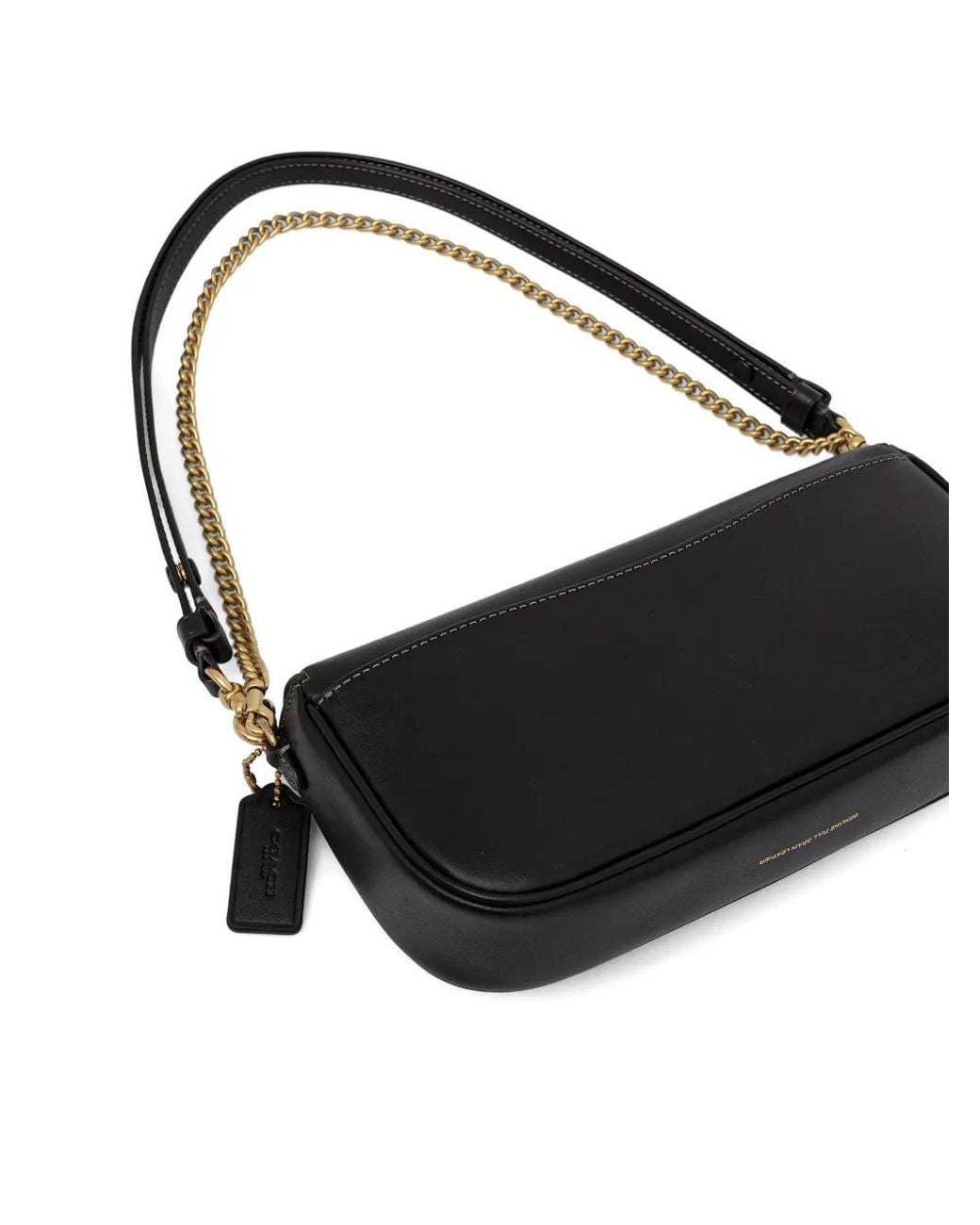 COACH Black Brook Flap Chain Bag