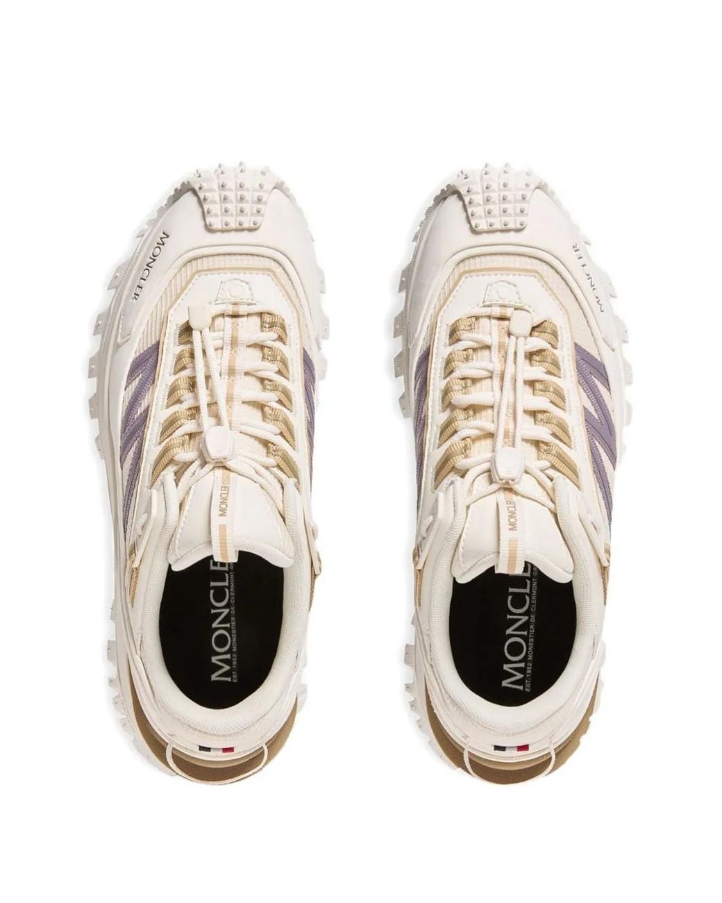 Moncler White Logo Detail Trainers
