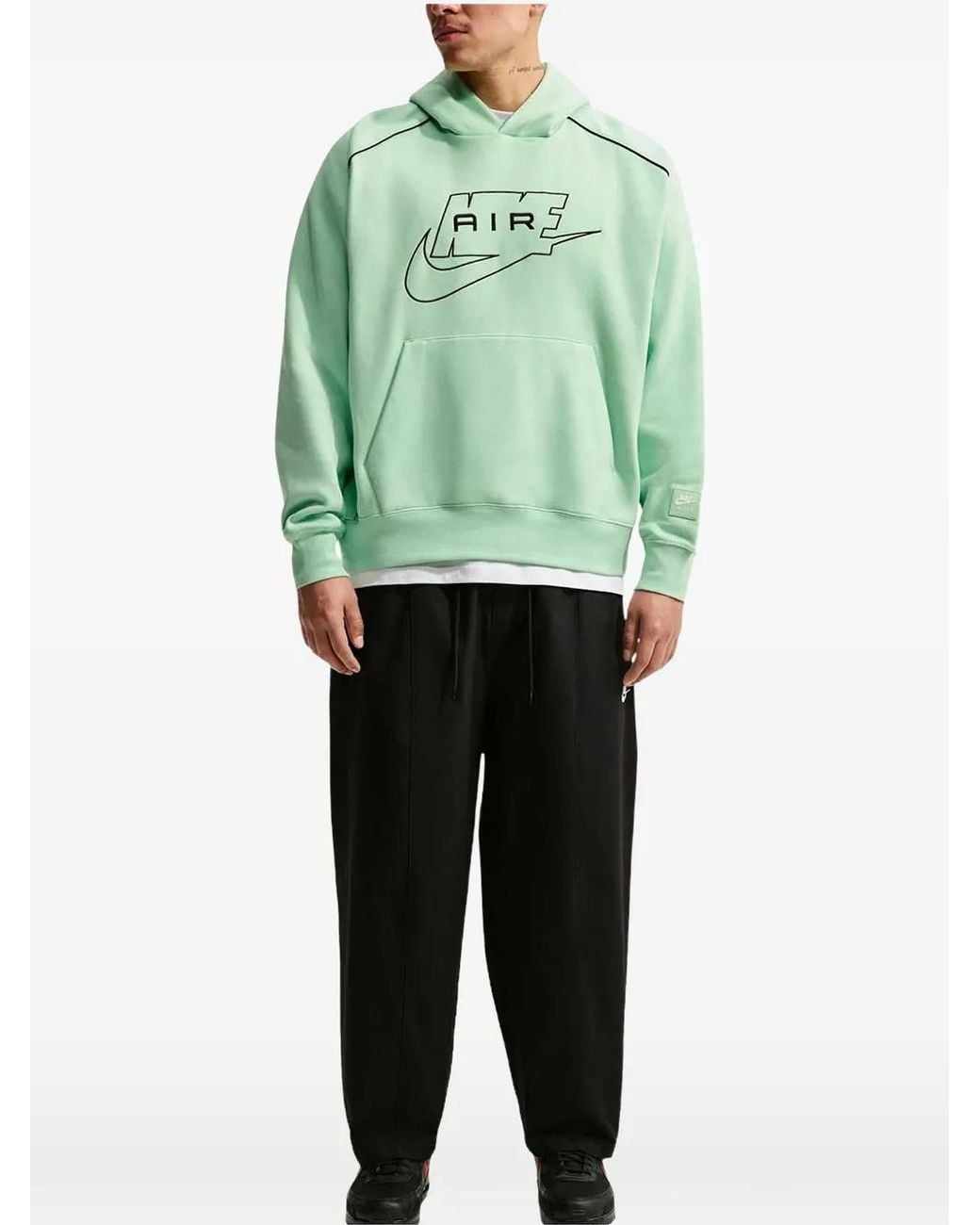 Nike Green Air Fleece Hoodie for men
