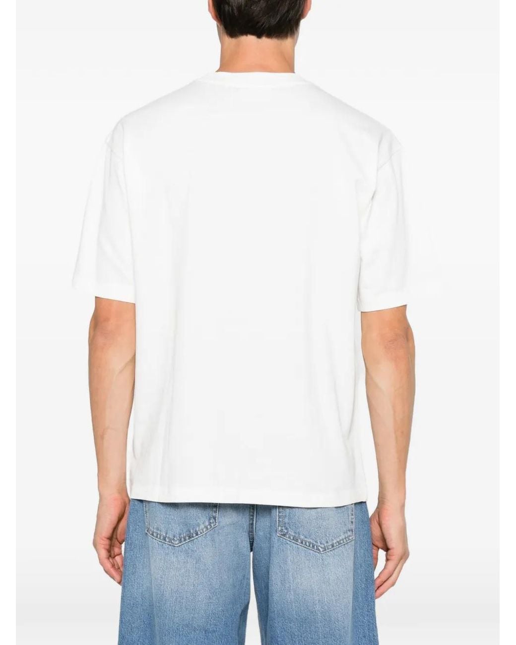 Imperial White Crew-Neck T-Shirt for men