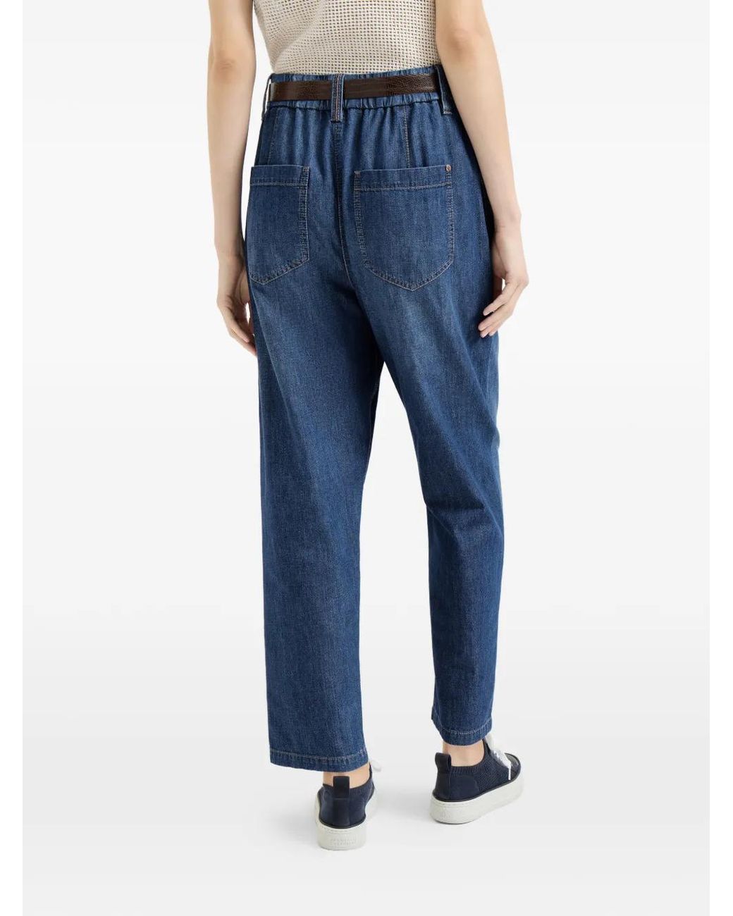 Brunello Cucinelli Blue Denim Cotton Jeans
