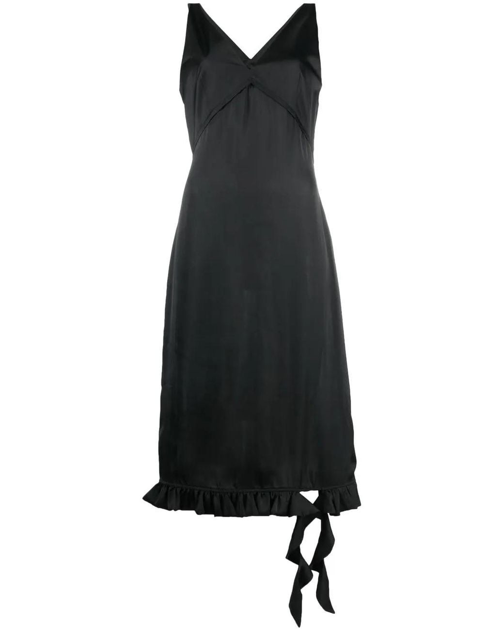 Remain Black V-Neck Sleeveless Maxi Dress