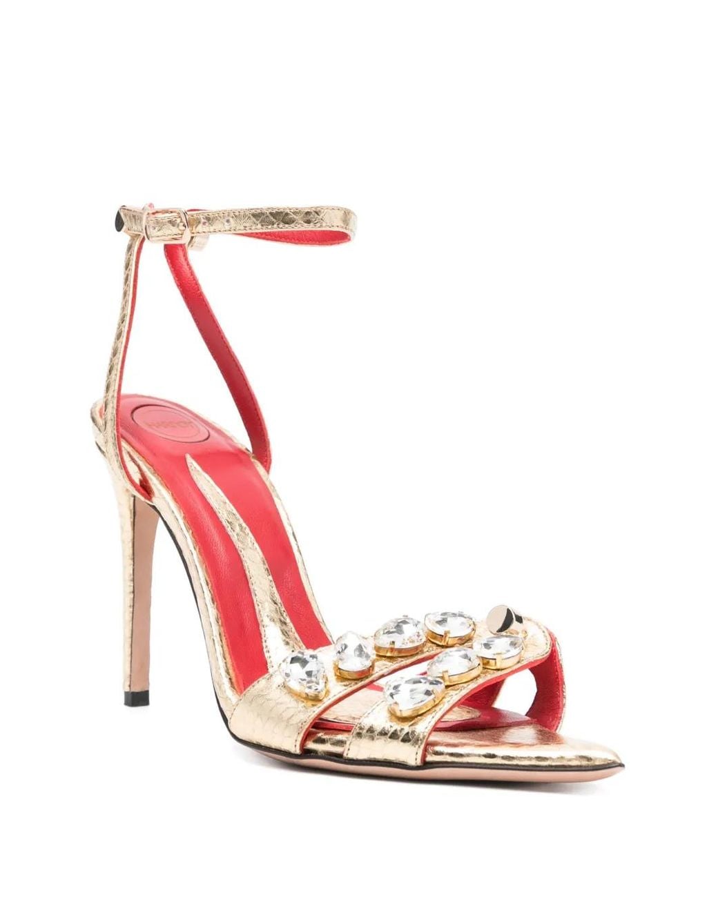 HARDOT Pink 100Mm Booty Sandals