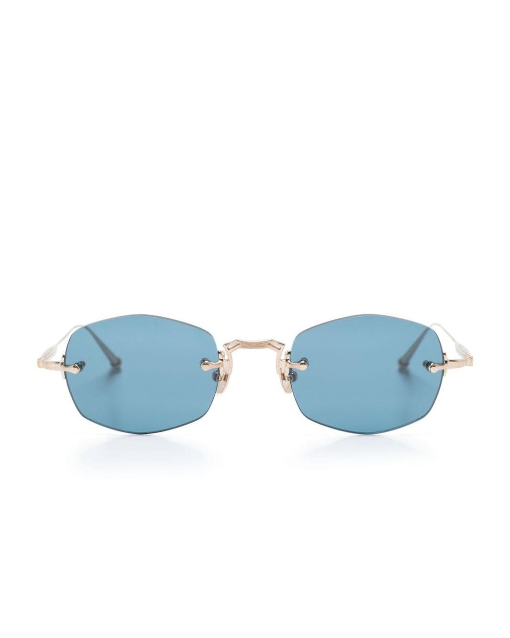 Matsuda M3105 Geometric Frameless Glasses in Blue | Lyst