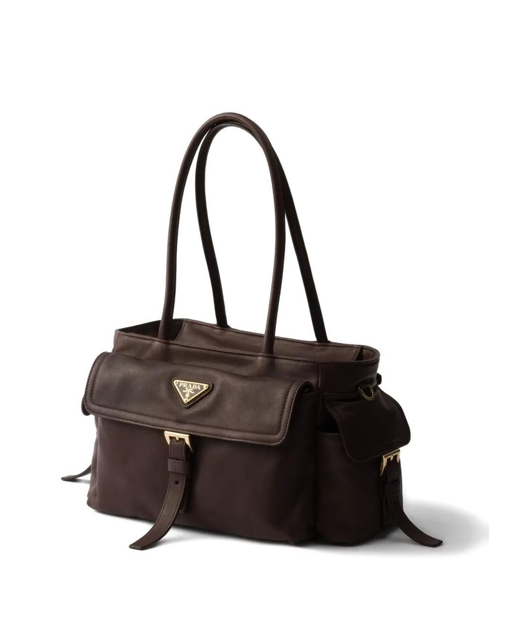 Borsa Shopping Explore Medium di Prada in Black