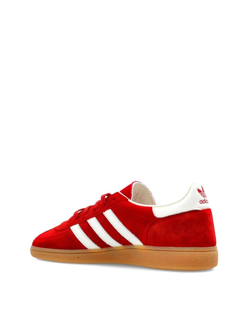 Adidas Red Spezial Three-stripe Suede Sneakers for men