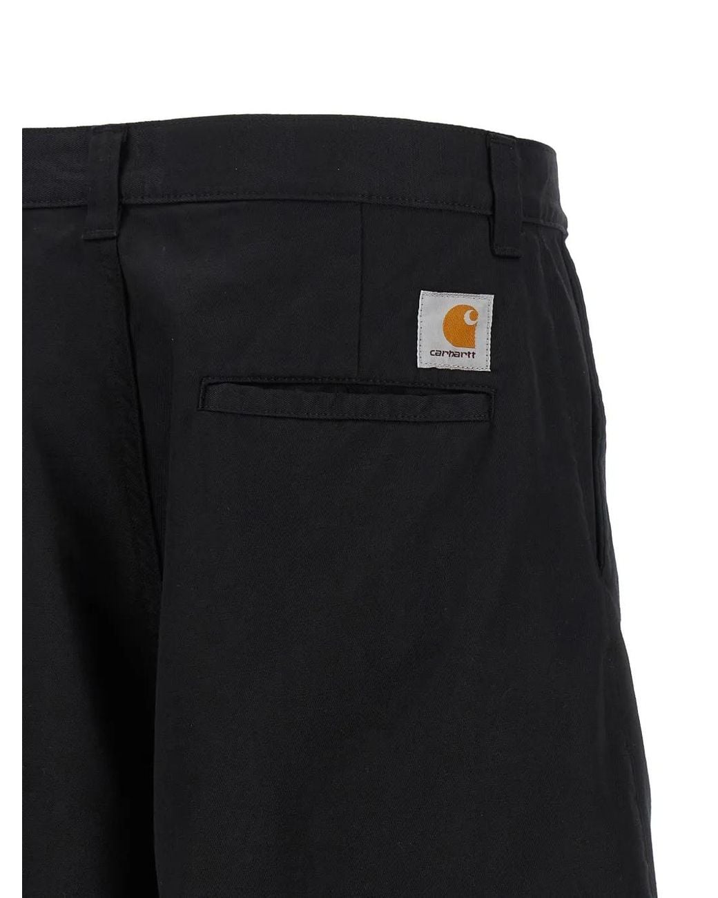 Carhartt Black Short Brader En Sergé for men
