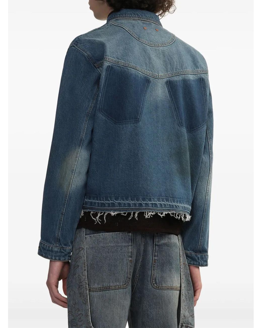 ANDERSSON BELL Denim Shirtjack in het Blue voor heren